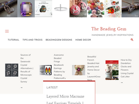 'beadinggem.com' screenshot