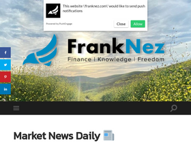 'franknez.com' screenshot