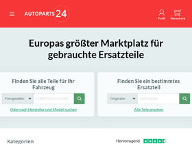 'autoparts24.eu' screenshot