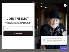 'willienelson.com' screenshot