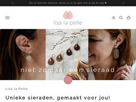 lisalapelle.nl homepage screenshot