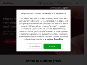 'gaes.es' screenshot