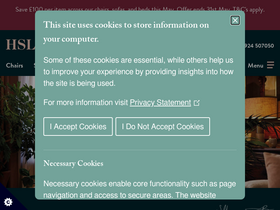 'hslchairs.com' screenshot