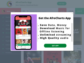 'afrocharts.com' screenshot