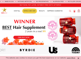 'hairtamin.com' screenshot