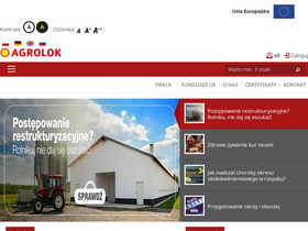 'agrolok.pl' screenshot