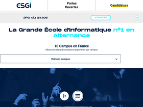 'esgi.fr' screenshot