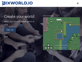 'pixworld.io' screenshot