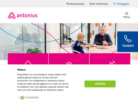 'mijnantonius.nl' screenshot