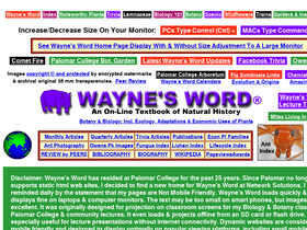 'waynesword.net' screenshot