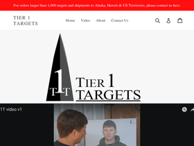 tier1targets.com homepage screenshot