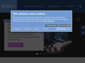 'bittium.com' screenshot