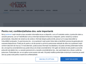 'traiestemuzica.ro' screenshot