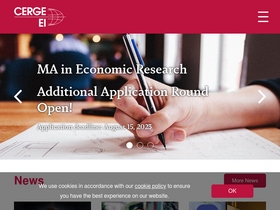 'ideaapps.cerge-ei.cz' screenshot