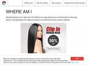 'where-am-i.co' screenshot