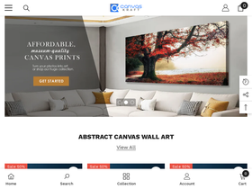 canvaskraft.com homepage screenshot
