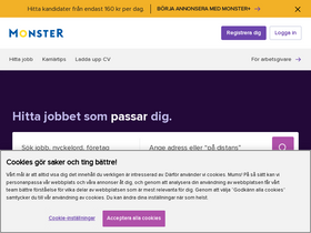 'monster.se' screenshot