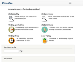 'prisonpro.com' screenshot