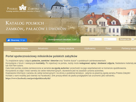 'polskiezabytki.pl' screenshot