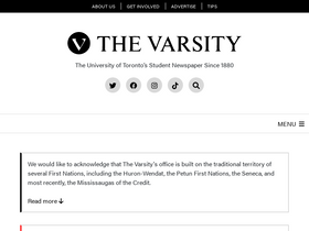 'thevarsity.ca' screenshot