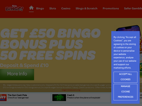 'sunbingo.co.uk' screenshot