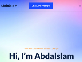 'abdalslam.com' screenshot