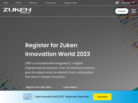 'zuken.com' screenshot