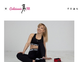 'codzienniefit.pl' screenshot