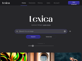 'lexica.art' screenshot