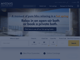 'mystays.com' screenshot