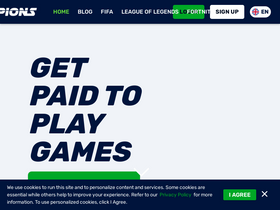 'gamechampions.com' screenshot