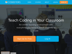 'codesters.com' screenshot