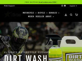 dirt-care.com homepage screenshot