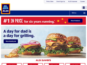 'aldi.us' screenshot