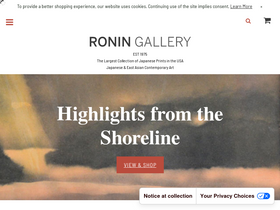 'roningallery.com' screenshot