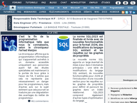 'developpez.com' screenshot