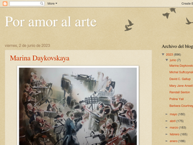 'poramoralarte-exposito.blogspot.com' screenshot