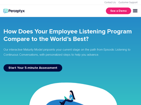 'perceptyx.com' screenshot