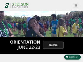 'stetson.edu' screenshot