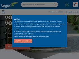 'vegro.nl' screenshot