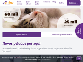 'amigonaosecompra.com.br' screenshot