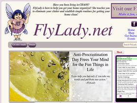 'flylady.net' screenshot