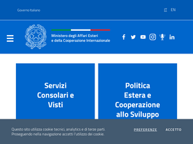 'ambmascate.esteri.it' screenshot