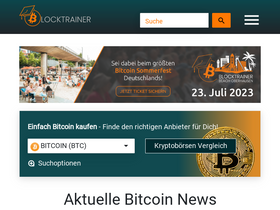 'blocktrainer.de' screenshot