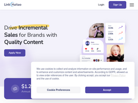 'linkhaitao.com' screenshot