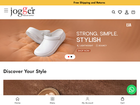 jogger.co.in homepage screenshot