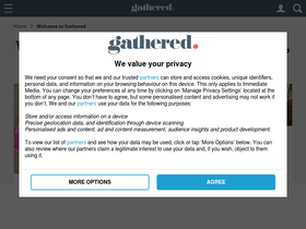 'gathered.how' screenshot