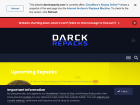 'darckrepacks.com' screenshot