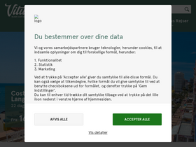 'vitus-rejser.dk' screenshot