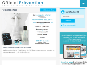 'officiel-prevention.com' screenshot
